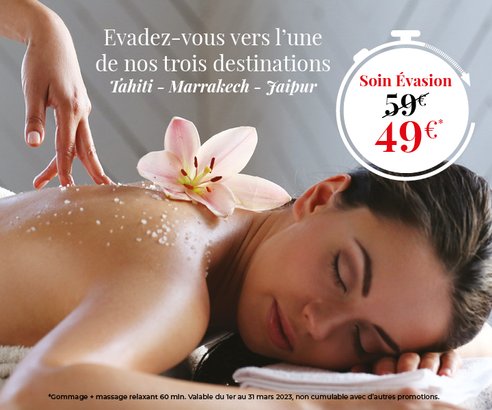 Soins évasion 49€