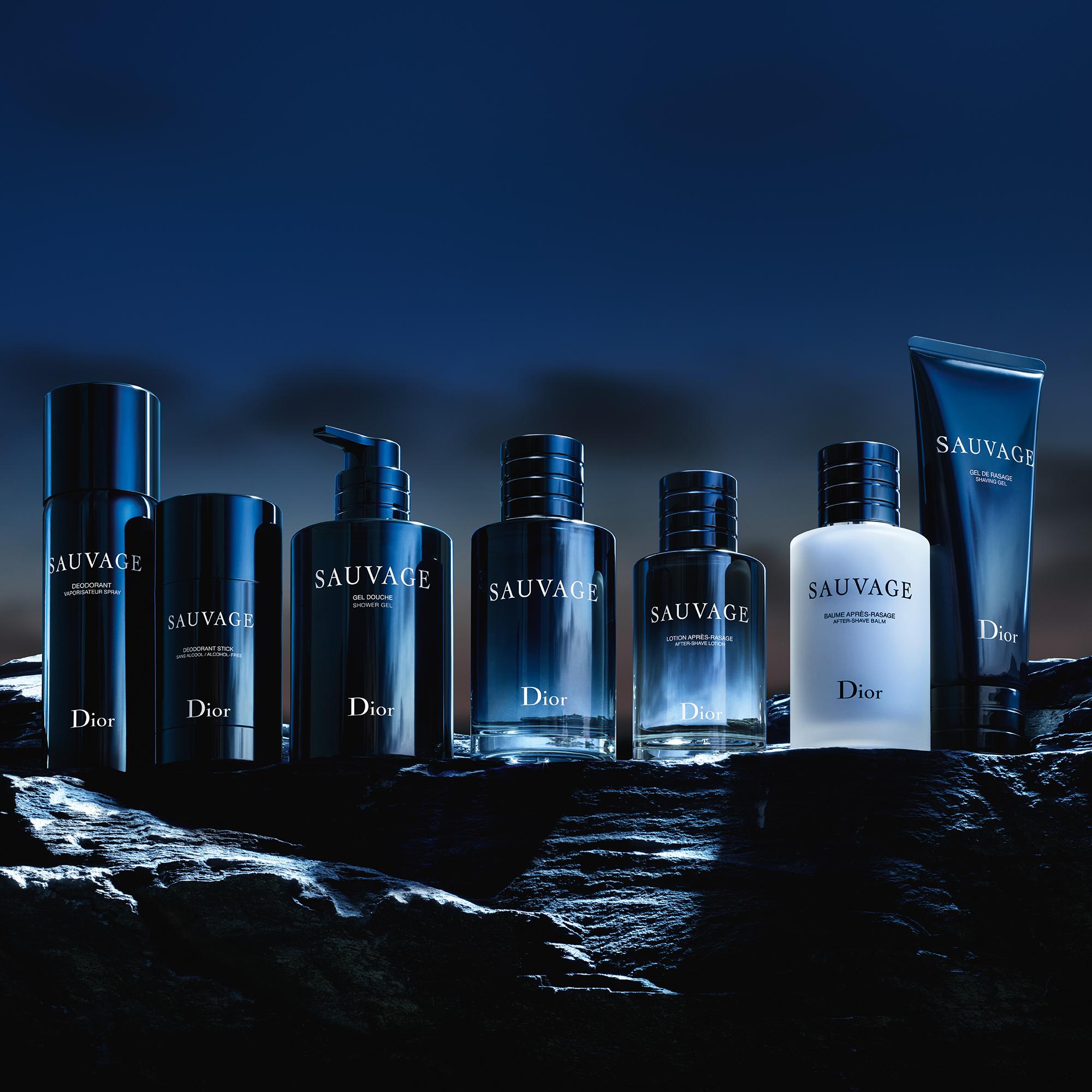 Rasage et apres rasage Sauvage DIOR APRIL